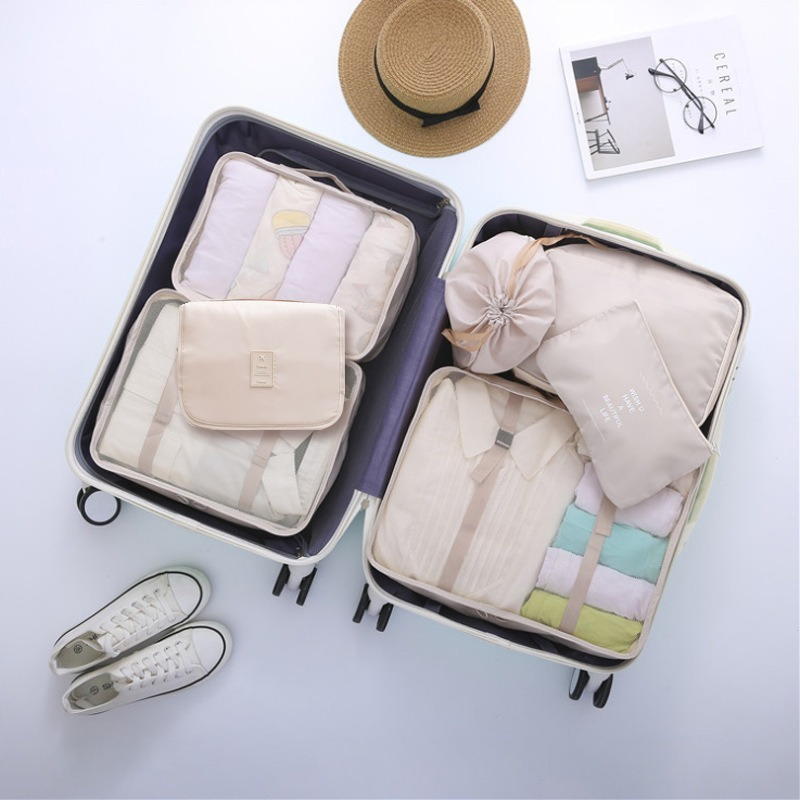 Kit Organizador de Viagem com 7 Bolsas - StyleTrip