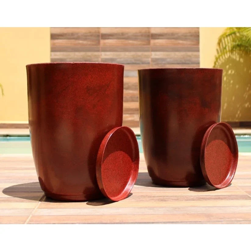 Kit com 2 Vasos - Duo Elegance Mármore