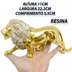 Kit Leão Estatueta Decorativa