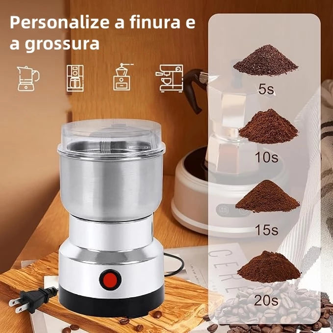 Moedor e Triturador de Grãos - Ultra Rápido e Potente com 4 Lâminas