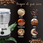 Moedor e Triturador de Grãos - Ultra Rápido e Potente com 4 Lâminas