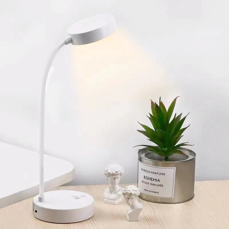 Luminária de Mesa LED Recarregável – Iluminação Inteligente