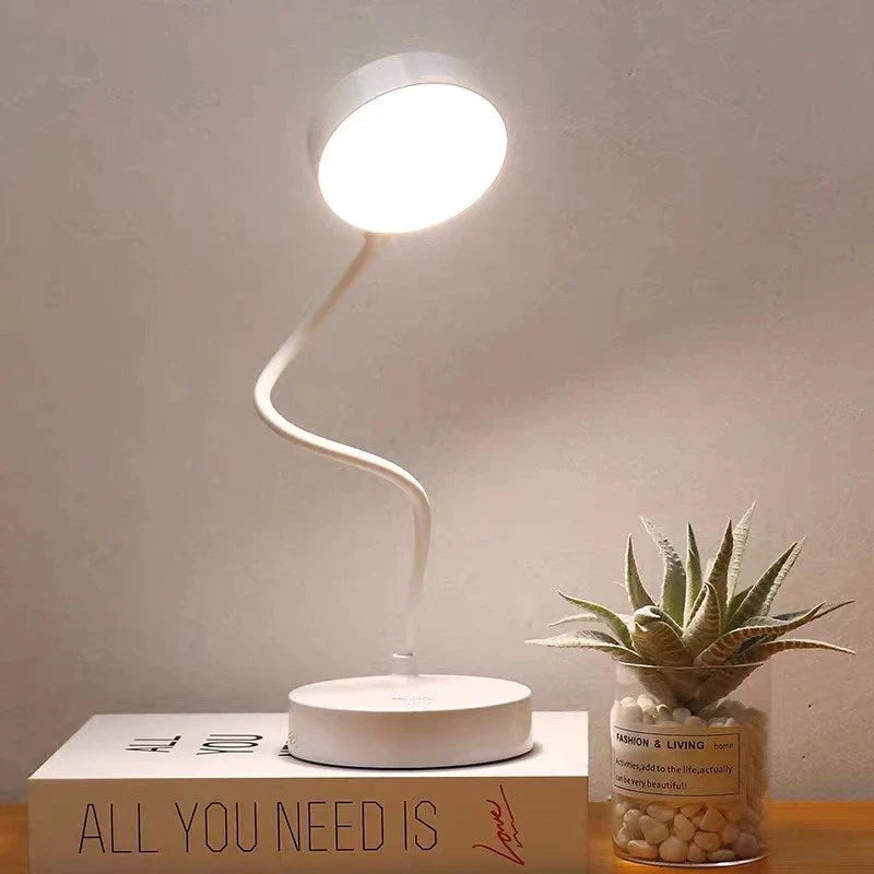 Luminária de Mesa LED Recarregável – Iluminação Inteligente
