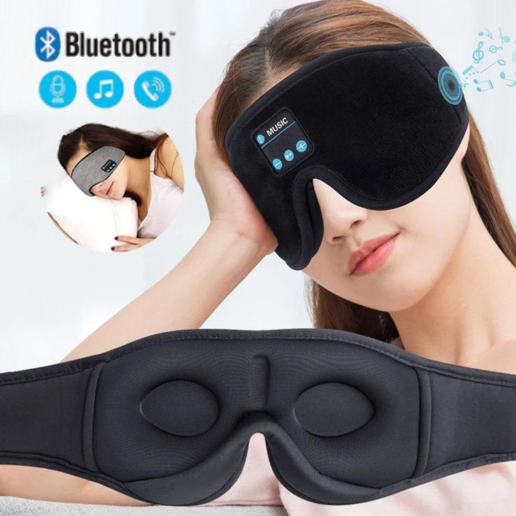 DREAM SOUND – Máscara de Dormir com Fones Bluetooth