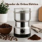 Moedor e Triturador de Grãos - Ultra Rápido e Potente com 4 Lâminas